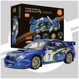 Subaru Impreza  #7 Solberg/Mills Rally Monte Carlo - STAVEBNICE - IXO 1:8_ (STAVEBNICE MĚŘÍTKO 1:8 !!! Naskladňujeme další kusy - odesíláme duben 2025!)