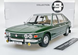 Tatra 613 (1979) zelená Triple9 1:18 (JIŽ SKLADEM!)