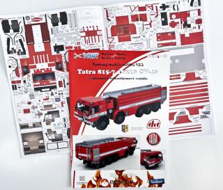 Tatra 815-7 10x10 CV 40 - velkokapacitní cisterna - papírový model 1:53