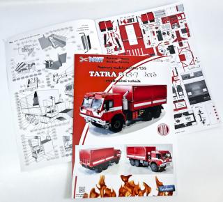 Tatra 815-7 6x6 &quot;evakuační valník&quot; - papírový model 1:53