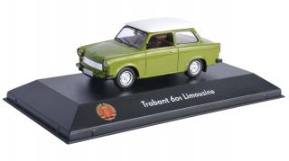 Trabant 601 Limousine Zelená/Bílá ATLAS 1:43 (Modely z Německé distribuce!)