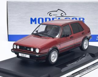 Volkswagen Golf II GTI (1984) - tmavě červená metalíza MCG 1:18_ (Naskladňujeme další kusy - odesíláme od 2.4.2025)