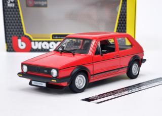 Volkswagen Golf Mk1 GTI (1979) - Červená Bburago 1:24 (Opět skladem!)