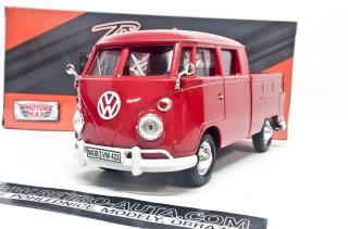 Volkswagen T1 DoKa - Červená MOTORMAX 1:24