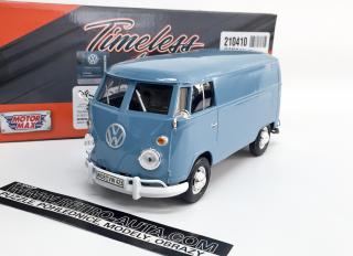 Volkswagen T1 Kasten - Modrá MOTORMAX 1:24