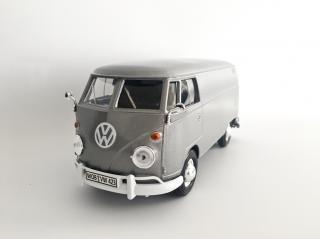 Volkswagen T1 Kasten - Šedá Metalíza MOTORMAX 1:24