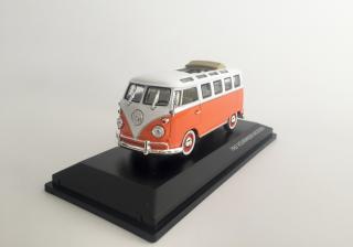 Volkswagen T1 Samba Bus (1962) otevřená střecha 1:43 - Oranžová/Bílá