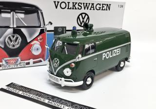 Volkswagen T1 Type2 Dodávka POLIZEI MOTORMAX 1:24