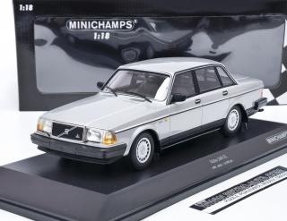 Volvo 240 GL 1986 stříbrná MINICHAMPS 1:18