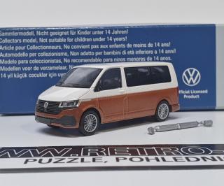 VW T6.1 Multivan - bílá/bronzová Rietze 1:87 (Měřítko 1:87 !!! )