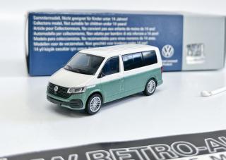VW T6.1 Multivan - Zelená/Bílá Rietze 1:87 (Měřítko 1:87 !!! )