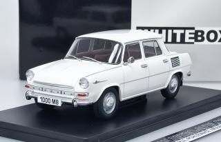 Whitebox Škoda 1000 MB (1968) Bílá WHITEBOX 1:24