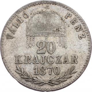 20 Krejcar 1870