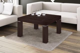 Konferenční stolek KW 80 (avola braz) (Moderní konferenční čtvercový stolek v dekoru avola braz)
