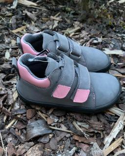 EF BAREFOOT BEA GREY ROSE - celoroční boty