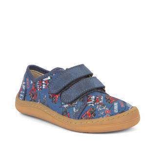 FRODDO BAREFOOT PLÁTĚNÉ BOTY G1700379-11 BLUE (Plátěnky)