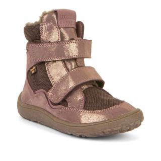 FRODDO ZIMNÍ BAREFOOT BOTY G3160233-9 PINK (G3160233-9 SHINY PINK)