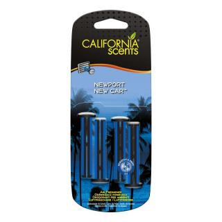 California Scents vonné kolíčky 4 ks - Nové auto (California Scents vonné kolíčky 4 ks - Nové auto)
