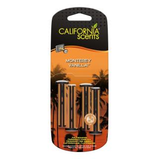 California Scents vonné kolíčky 4 ks - Vanilka (California Scents vonné kolíčky 4 ks - Vanilka)