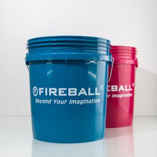 Fireball vědro včetně separátoru SET - červená + modrá (Fireball vědro včetně separátoru SET - červená + modrá)
