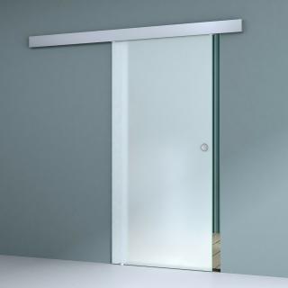 Amalfi Satinato skleněné posuvné dveře 900x2050 mm s mušlí