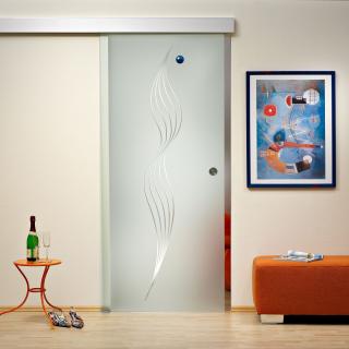 Glasdesign Athena skleněné posuvné dveře 1025 x 2050 mm