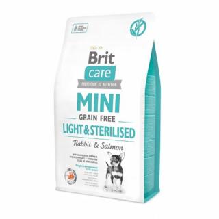 Brit Care Mini Light Sterilised grain free rabbit+salm 2 kg