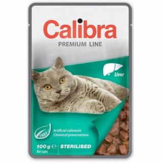 Calibra cat kapsa premium sterilised liver 100 g