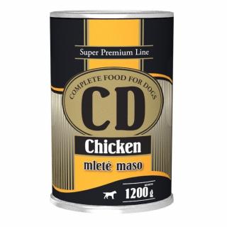 Delikan Dog CD Chicken konzerva 1200 g