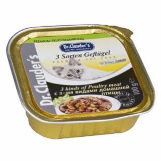Dr.Clauder´s 3 Sorten Geflügel (mix 3 druhů mas) cat 100 g