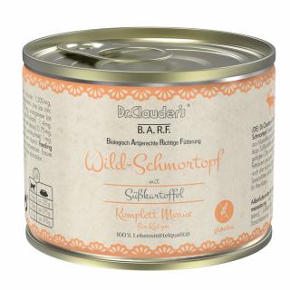 Dr.Clauder´s BARF Komplettmenue Wild-Schnortopf 200g cat