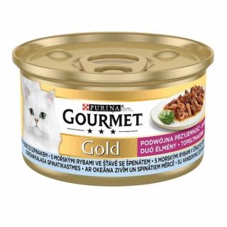 Gourmet 85g gold mořské ryby kous. AKCE