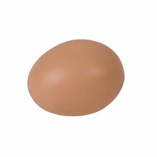 Plastové vajíčko, hnědé, 53 mm