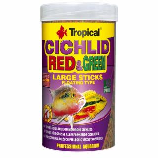 Tropical Cichlid Red+Green Large stick 1000ml l/300g