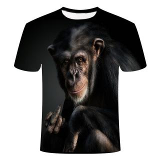 3D Tričko šimpanz