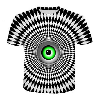 Tričko hypnóza oko s 3D potiskem