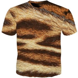 Tričko tygří srst s 3D potiskem