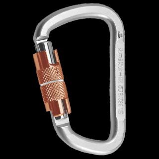 Karabina Rock Empire Carabiner Steel D-3T-1 Velikost: one-size