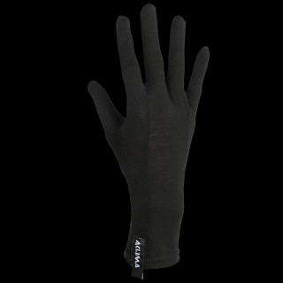 Rukavice Aclima LightWool Liner Gloves, Unisex Barva: Jet Black, Velikost: L