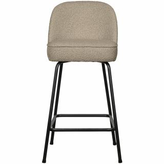 BePureHome Barová židle z buklé VOGUE béžová
