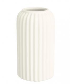 BIZZOTTO bílá porcelánová váza ARTEMIDE 11x20 cm