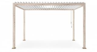 BIZZOTTO Hliníková pergola s uzavíracími lamelami OCEAN 3x4 m