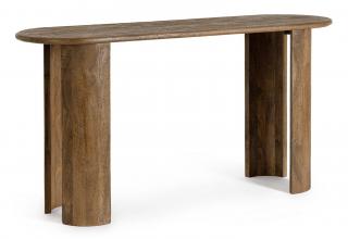 BIZZOTTO konzolový stolek ORLANDO hnědý 147x45 cm