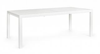 BIZZOTTO Rozkládací zahradní stůl HILDE 200x100cm bílý