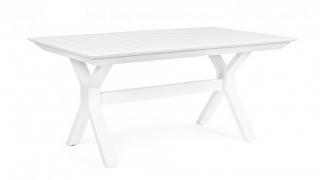 BIZZOTTO Rozkládací zahradní stůl KENYON 180x100cm bílý