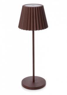 BIZZOTTO Zahradní stolní LED lampa ARTIKA 36 cm hnědá