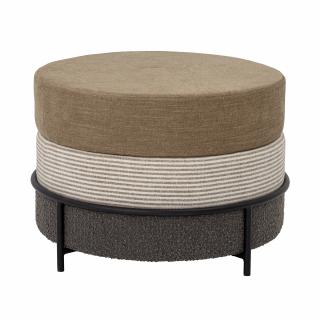 BLOOMINGVILLE Designový pouf COMO hnědý