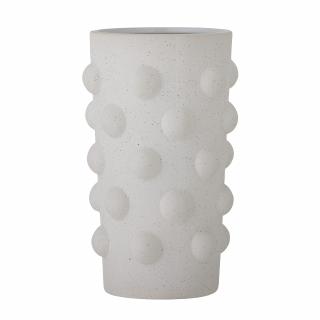 BLOOMINGVILLE kameninová váza ARTAN bílá