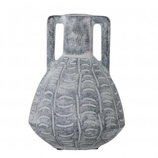 BLOOMINGVILLE šedá keramická váza RANE