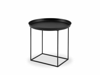 CALME JARDIN černý konferenční stolek TASOS 50x50x46 cm
